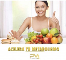 Acelera tu metabolismo usando diferentes alimentos y entreno